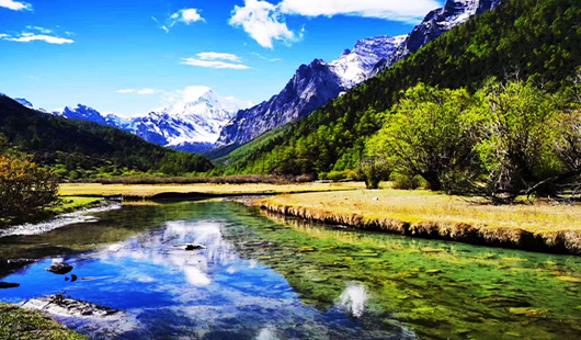 稻城亚丁旅游图